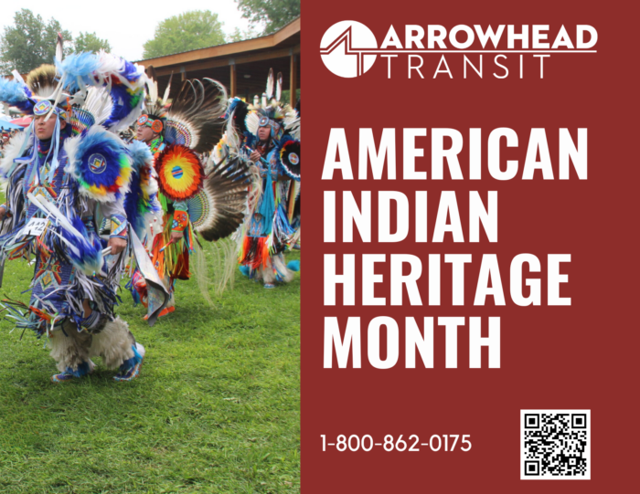 American Indian Heritage Month Arrowhead Transit