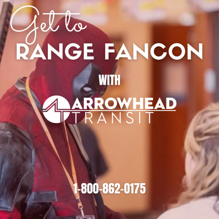 Ride with Arrowhead Transit to Range FanCon 2024!