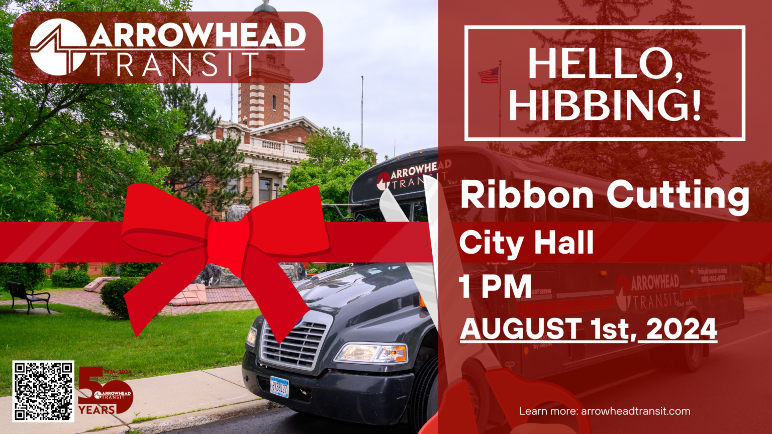 Hello, Hibbing! (4th Press Release) | Arrowhead Transit