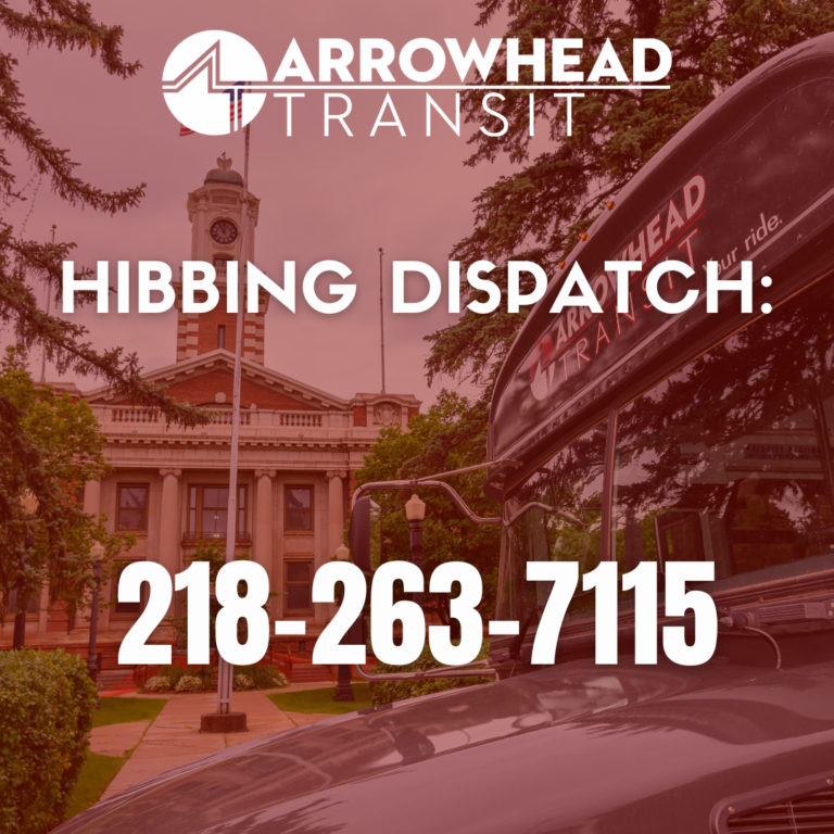 Hibbing DialARide Phone Number Arrowhead Transit