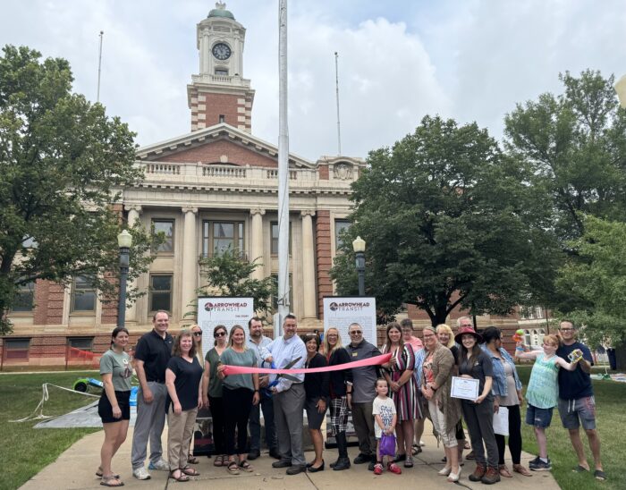 The official community ribbon cutting in Hibbing, MN on August 1st.